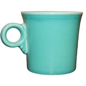 Single Fiesta Turquoise Coffee Cup